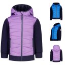 Kinder-Hybrid-Steppjacke mit Reflexpaspeln und Wendebadge...