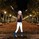 Vollflächig reflektierende Kinder-Stretch-Jeans /...
