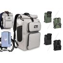 Reflektierender 2in1 Rucksack und Fahrradtasche –...