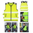 Motorradweste / Biker-Weste aus atmungsaktivem High-Tech...