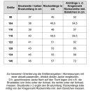 Kinder-Winter-Steppjacke grün-reflektierend mit Weltraum-Motiven