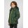 Kinder-Winter-Steppjacke grün-reflektierend mit Weltraum-Motiven