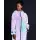 Brauner reflektierender Damen-Regenmantel / Regenjacke in LEO-Braun mit reflektierendem Regenbogeneffekt