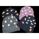Kindermütze  / Beanie Junior mit reflektierendem...