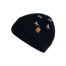 Kindermütze  / Beanie Junior mit reflektierendem Stickmotiv – verschiedene Varianten