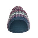 Reflektierende Wintermütze gestrickt mit Bommel für Kinder, Jugendliche und Erwachsene
