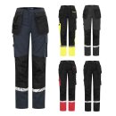 Projob 7513 Damen-Arbeitshose mit Reflexstreifen,...