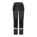 Projob 7513 Damen-Arbeitshose mit Reflexstreifen, Hängetaschen und Kniepolstertaschen EN 17353 – verschiedene Farben