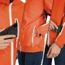 Rote-Reflektierende Funktionsjacke voll reflektierend - Damen & Herren