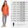 Rote-Reflektierende Funktionsjacke voll reflektierend - Damen & Herren