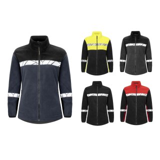 Projob 7301 Damen-Fleecejacke mit Reflexstreifen EN17353 – verschiedene Farben