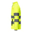 Kinder Softshell-Warnjacke neongelb mit Reflexstreifen - EN 17353