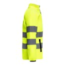 Kinder Softshell-Warnjacke neongelb mit Reflexstreifen - EN 17353