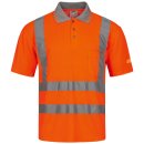 Warnschutz UV-Polo-Shirt mit Reflexstreifen