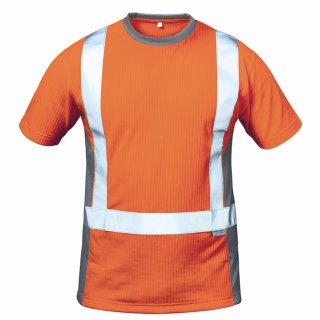 Warnschutz T-Shirt mit Reflexstreifen - verschiedene Farben