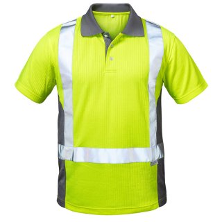 Warnschutz Polo-Shirt mit Reflexstreifen - verschiedene Farben