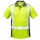 Warnschutz Polo-Shirt mit Reflexstreifen - Fluoreszierend Gelb/Grau in S