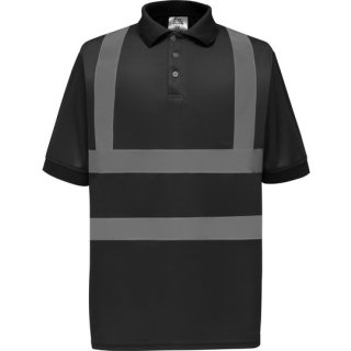 Hi Vis Polo Shirt mit Reflexstreifen - verschiedene Farben