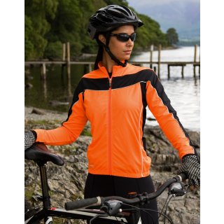 Damen Longsleeve Fahrradshirt mit Reflex - verschiedene Farben