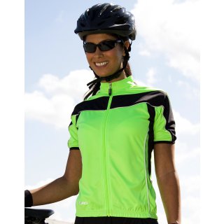 Damen Fahrradshirt mit Reflexpaspeln - verschiedene Farben