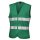 Taillierte Damen-Warnweste mit Klettverschluss - Paramedic Green in XS