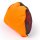 Rucksack Regenüberzug reflektierend - Orange in L