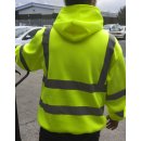 Warnschutz Kapuzen-Pullover mit Reflexstreifen - verschiedene Farben