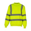 Warn-Sweatshirt Hi Vis mit Reflexstreifen - verschiedene Farben