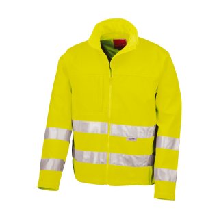 Warn Soft-Shell-Jacke mit Reflektorstreifen - verschiedene Farben