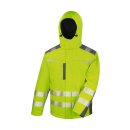 Sicherheits-Softshell-Jacke mit segmentiertem Reflexstreifen - Fluorescent Orange in S