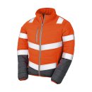 Damen Warnschutz-Stepp-Jacke mit Reflexstreifen - verschiedene Farben